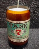 Tank 7 Farmhouse ManCrafted Beer Bottle Scented Soy Candles for mancave