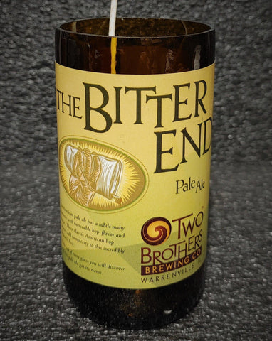 The Bitter End Pale Ale Beer Bottle Scented Soy Candle - ManCrafted