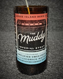 The Muddy Imperial Stout Beer Bottle Scented Soy Candle - ManCrafted