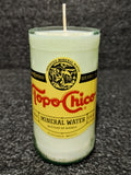 Topo Chico Mineral Water Glass Bottle Scented Soy Candle