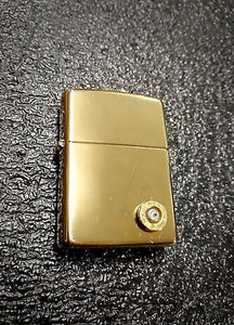 Authentic Zippo Brass Lighter 9mm bullet casing