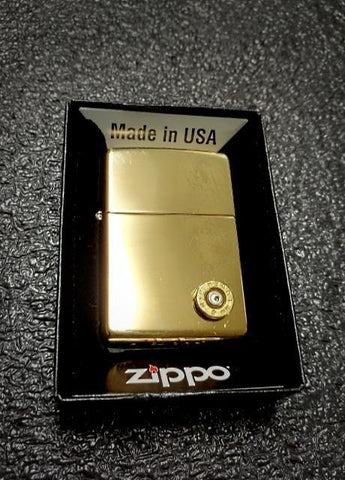 Zippo Lighter: Guns and Bullets Pattern - Black Matte 80508