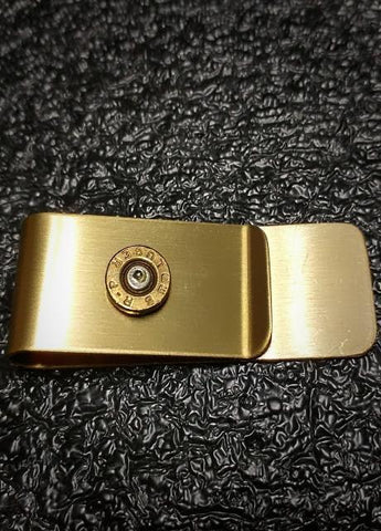 9mm Brass Bullet money Clip